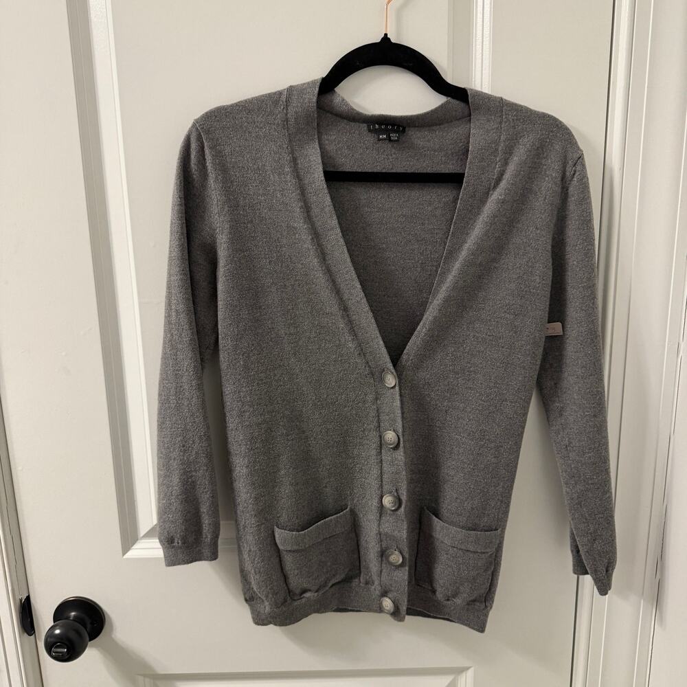 THEORY M Wool Cardigan $275